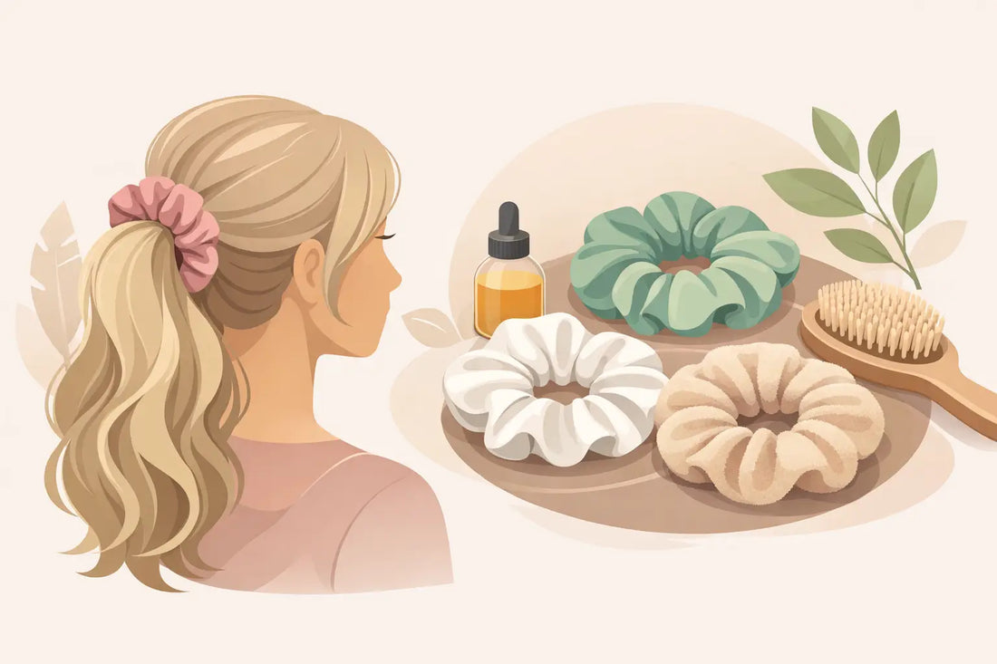 Scrunchie für empfindliche Haare wählen