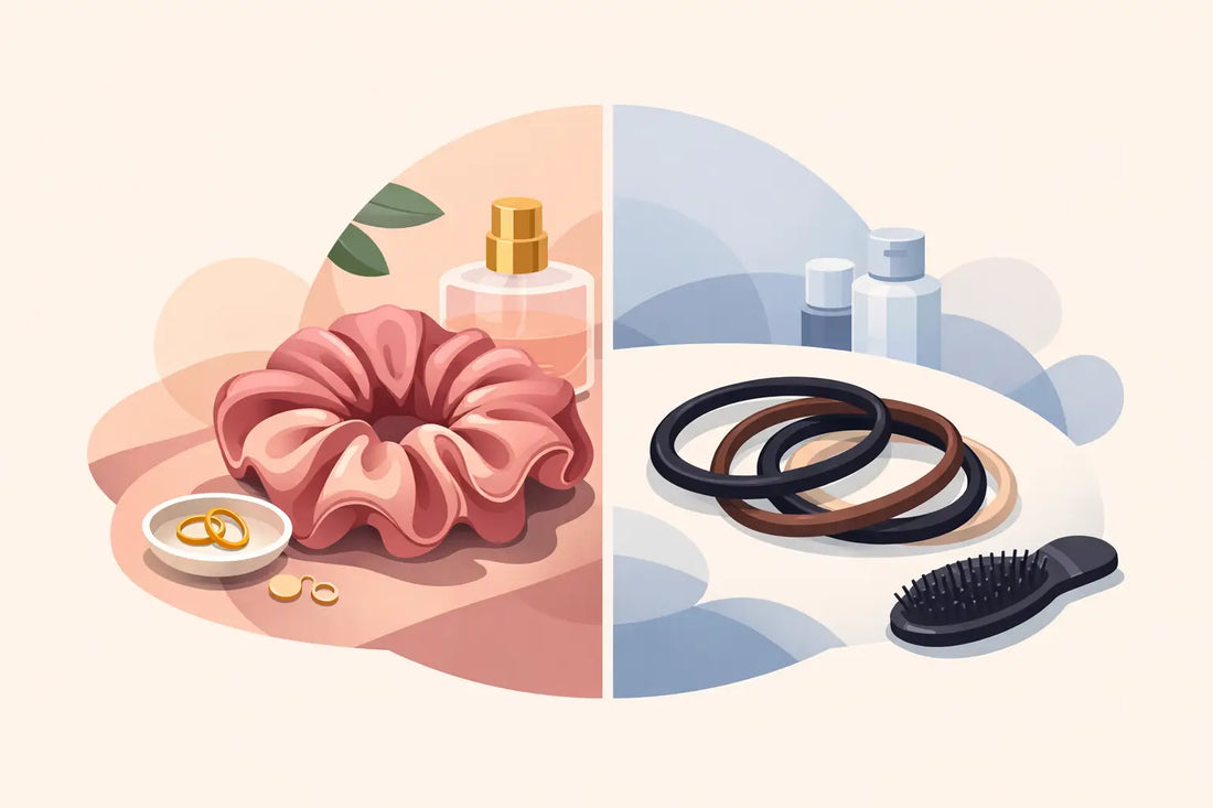 Premium Scrunchie oder Drogerie-Haargummi?
