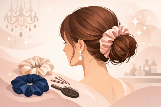 Scrunchie für festliche Frisuren richtig nutzen