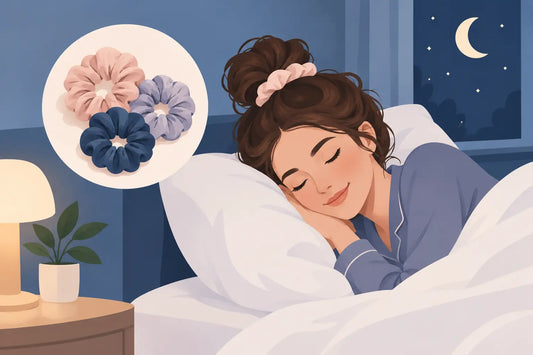 Halten Scrunchies nachts? Sanfter Schlaf fürs Haar