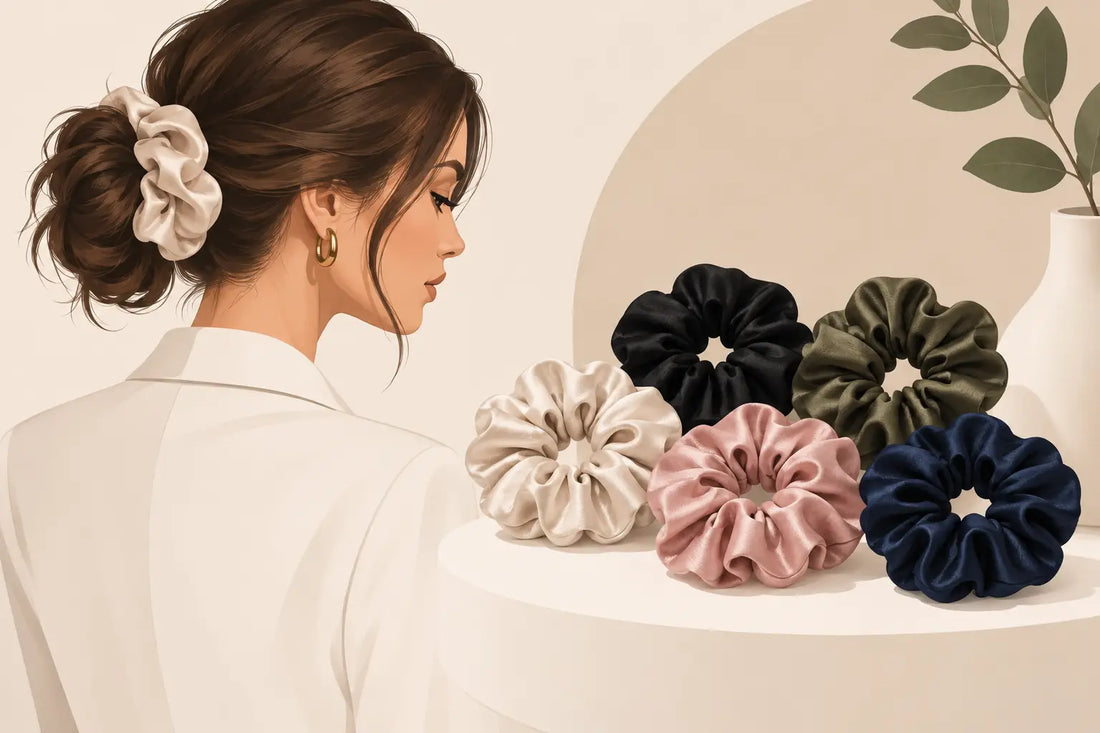 Welche Scrunchie-Farbe wirkt edel im Styling?