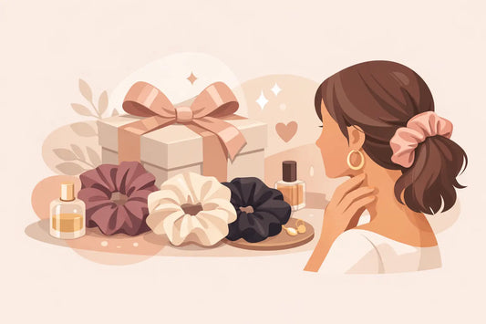 Scrunchie als Geschenk für Frauen mit Stil