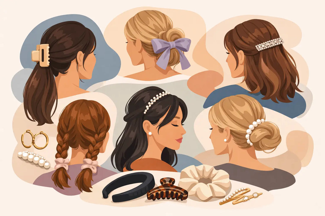 Welche Haaraccessoires im Trend sind: 6 Looks