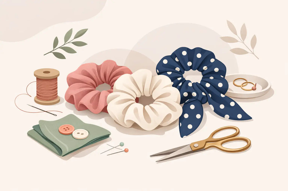Handgemachte Scrunchies kaufen mit Stil