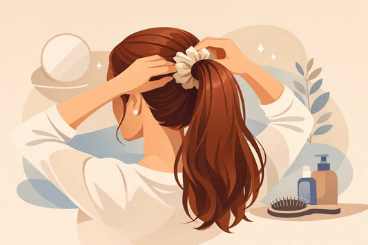Scrunchie-Halt bei langen Haaren, der wirklich hält