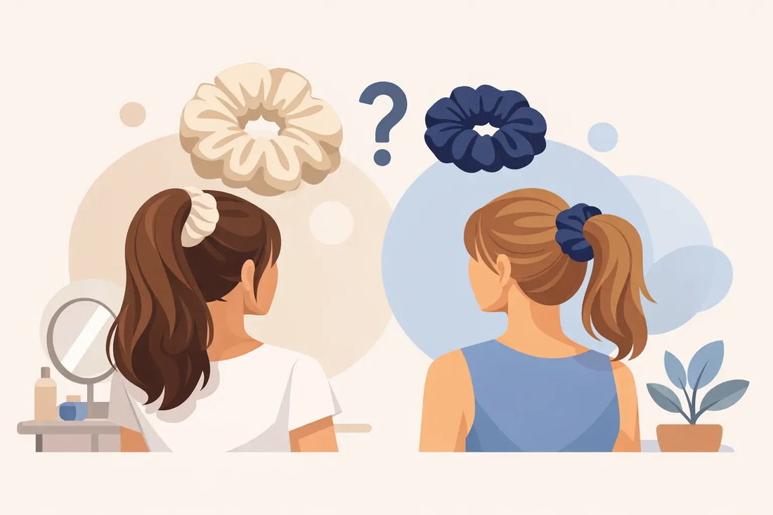 Großes oder kleines Scrunchie - was passt dir?