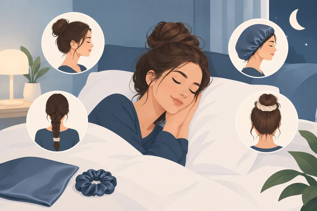 Leitfaden für haarfreundliche Nachtfrisuren