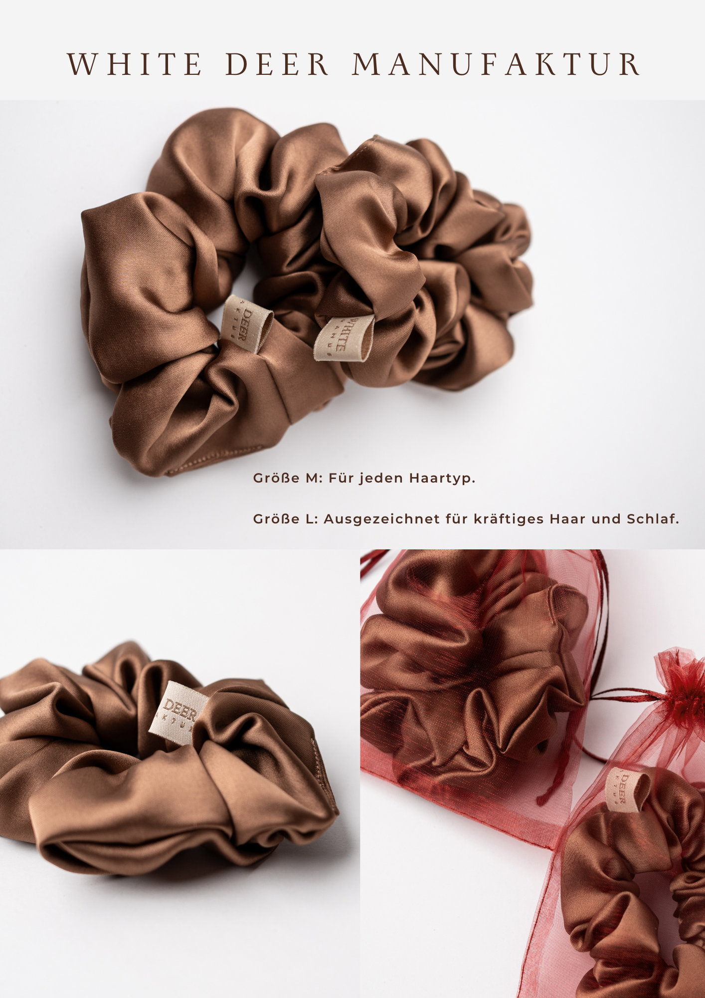 Satin Scrunchie - Soft Edition - Bronze